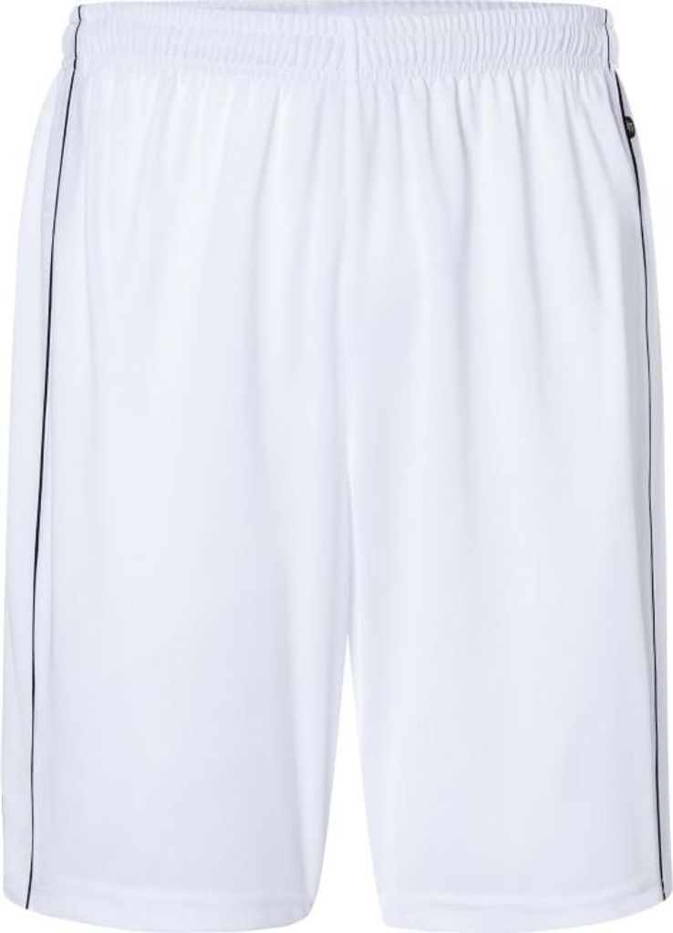 Funktionelle Teamshorts ohne Innenslip white/black, Gr. XL