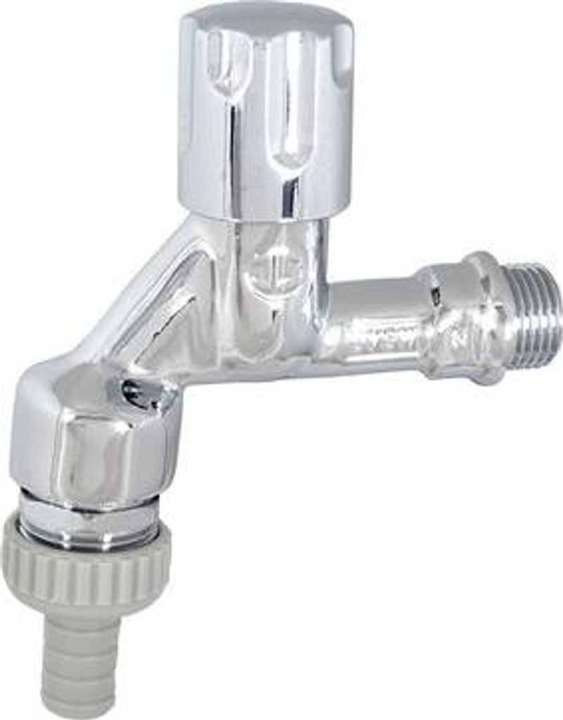 Js Auslaufventil Mit Rb,Rv,Sv Designgriff,1/2",Pol.chrom,Dvgw