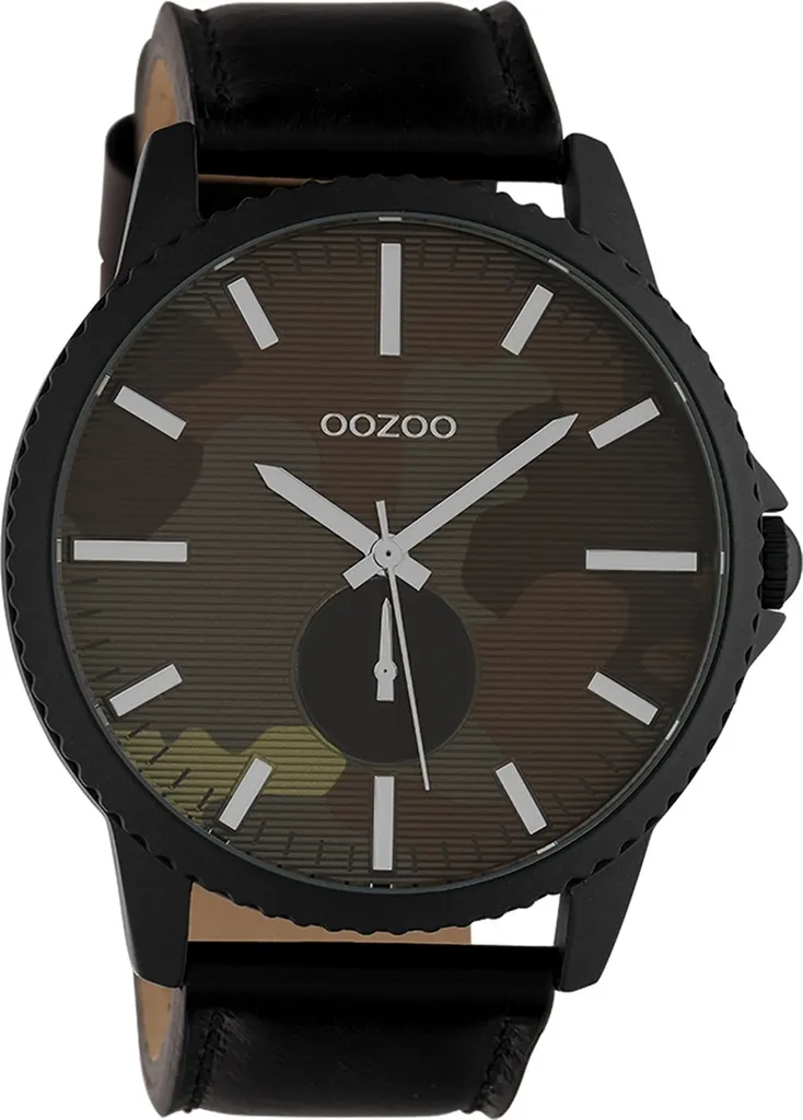 Offerta Oozoo Orologio UOC10334 - Prezzo Shock Pelle Nera e Quarzo