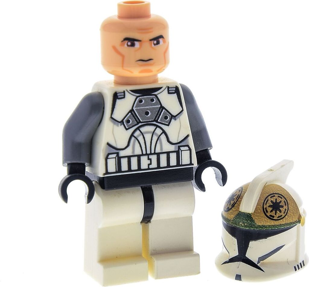 1x Lego Minifigur Star Wars Clone Trooper Gunner Phase 1 Produktbild 