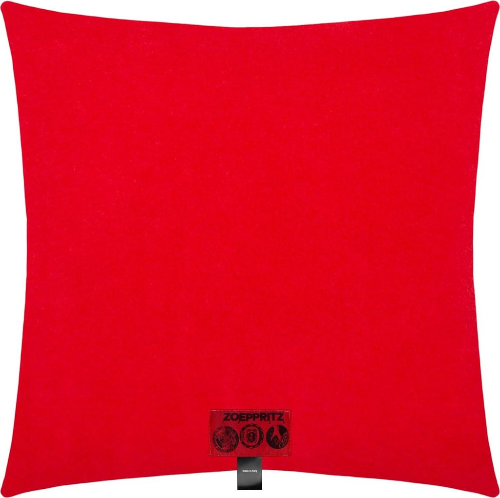 Zoeppritz Kissenhülle Soft-Fleece Farbe geranium Größe 50x50