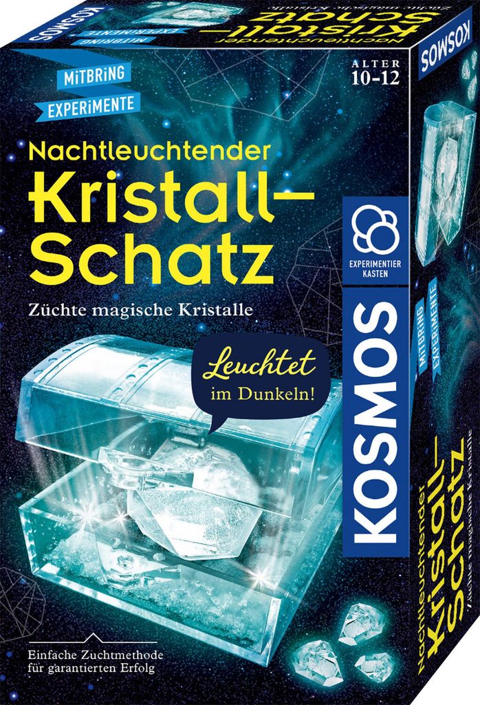 Kosmos Nachtleuchtender Kristall-Schatz, Experimentierkasten