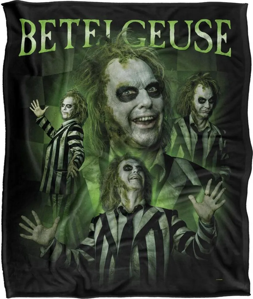 Couverture Beetlejuice TV19108 Contre le Froid : Style et Chaleur Fan