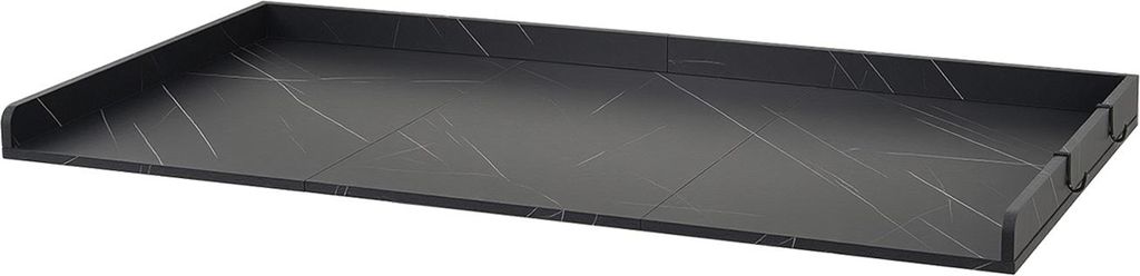 SucceBuy Arbeitsplatte für Waschmaschine und Trockner (137 x 69,9 cm) mit erhöhtem Rand und Haken, ideal zur Organisation und Aufbewahrung im Wä...