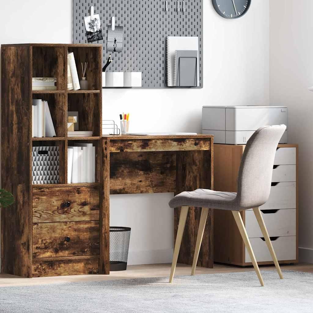 Maison Exclusive - Schreibtisch Geräucherte Eiche 70 x 40 x 76 cm