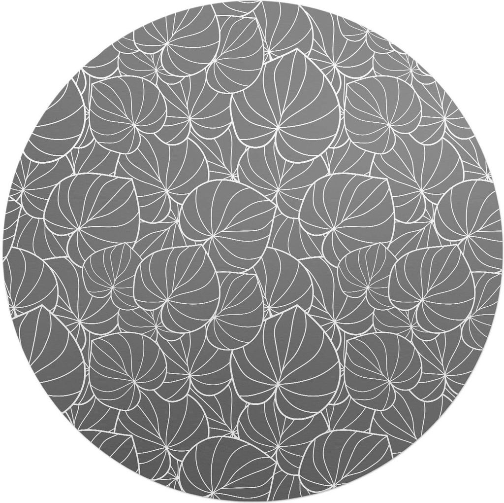 Blätter in Abstraktion – Bodenschutzmatte – Stuhlunterlage – Bürostuhlmatte – Rutschfeste Bodenmatte – Schutzmatte für Hartboden – f...