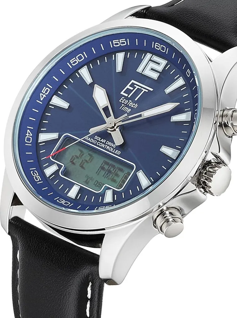 Eco Tech Time Orologio Radiocontrollato EGA-11714-31L Solare - 7