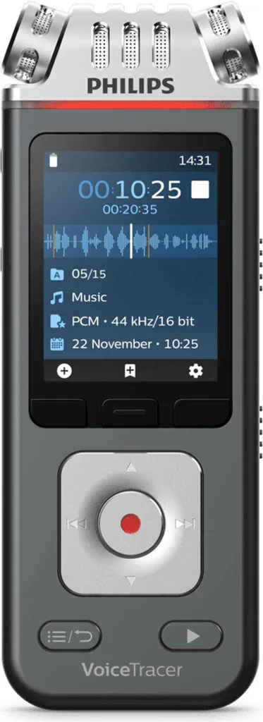 Enregistreur vocal Philips DVT6110 Digital Voice Tracer 8 Go Anthracite