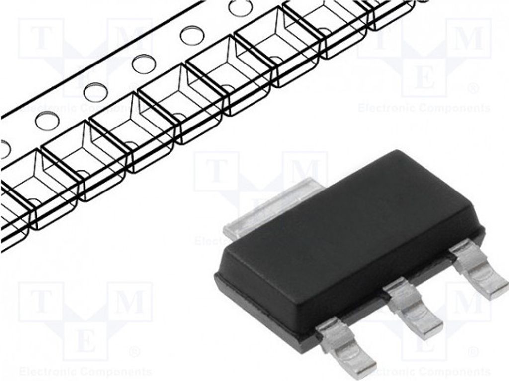 Triac; 600V; 1A; SOT223; Igt: 3mA; glass passivated,sensitive gate Z0103MNT1G Triacs