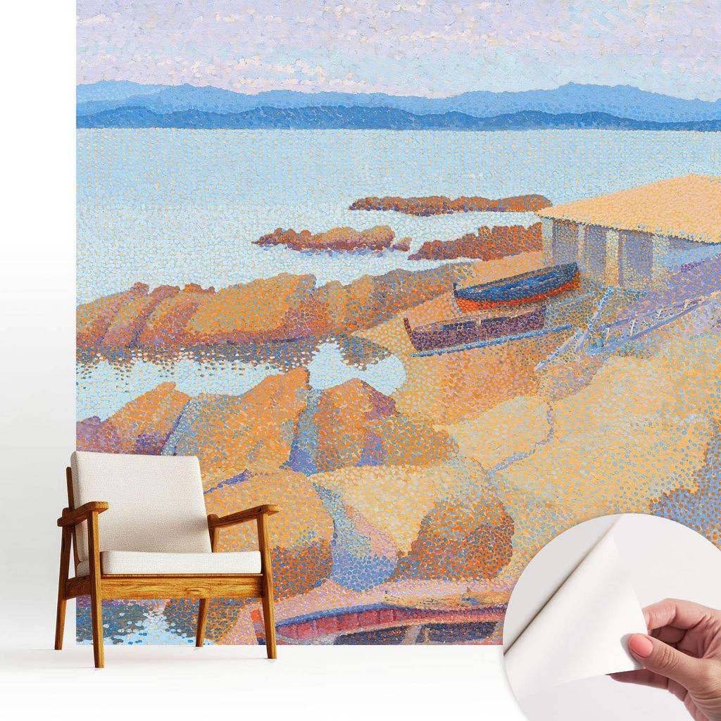 Fototapete selbstklebend - 250x250 cm - Tapete - Wandtapete - Wandbilder - Klebefolie - Dekofolie - Tapete Folie - Wand - Dekoration - Wohnzimmer -...