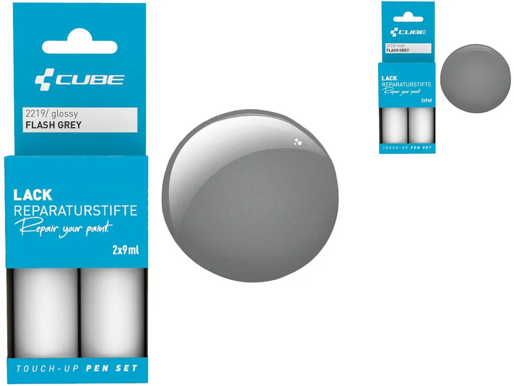 Kit de retouche peinture Cube Flash Flash Gris pour cadre de vélo Cube