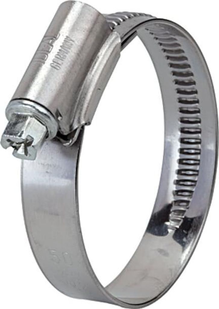 Riegler Schneckengewinde-Schl.schelle, Chromstahl (W 2), 32-50 mm, 12 mm
