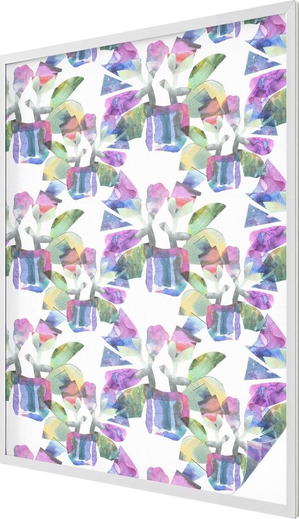 Buntglas Fensterfolie – 146x100 cm – Stained-Glass Design – blickdichte dekorative Sichtschutzfolie – selbstklebend, UV-Schutz – Farbenfr...