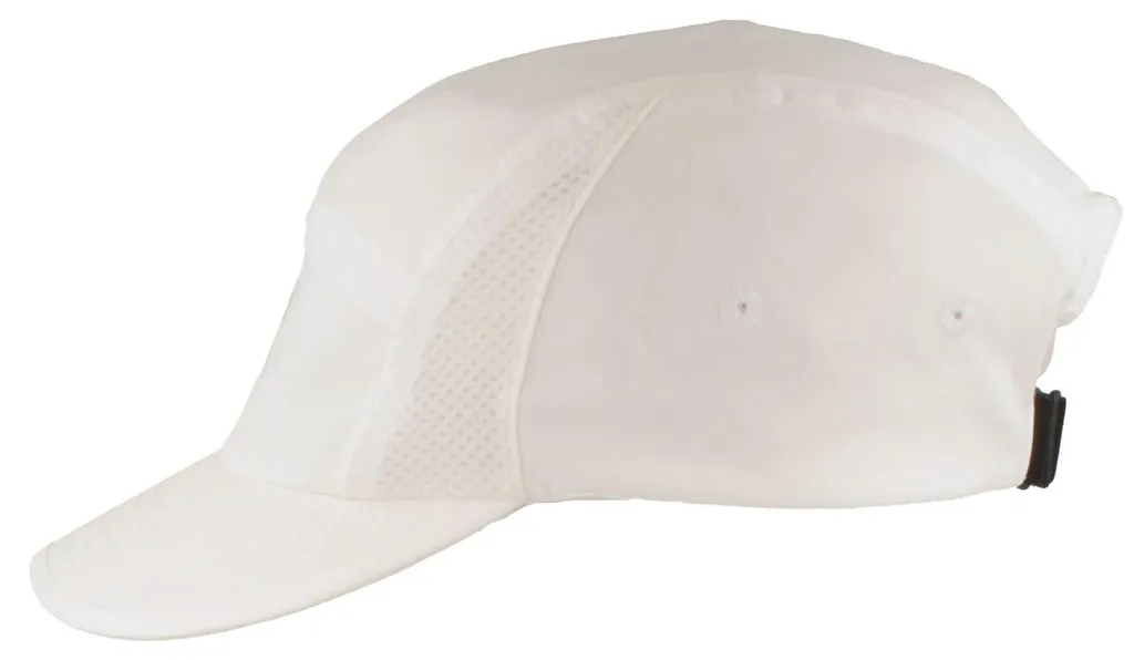 Buff Run Cap Solid White R-Solid : Casquette Running Blanche One Size - 4