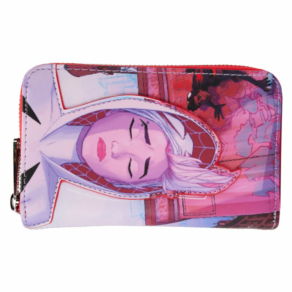 Grand Portefeuille Zippé Spider-Gwen Marvel Loungefly Multicolore Chic