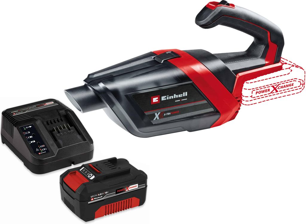 Odkurzacz akumulatorowy EINHELL TE-HV 18/06 Li Kit (1x 4,0 Zdjęcie produktu 