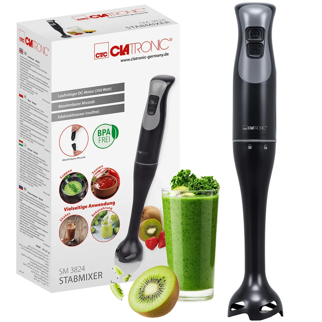 Clatronic SM 3824 Immersion blender 350 W Black - 8