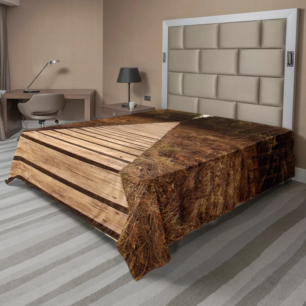 Lenzuolo ABAKUHAUS Bosco Autunnale - Arredo Notte 260x228 cm Marrone
