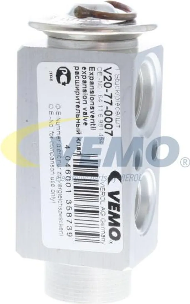 Valve d'expansion de clim VEMO V20-77-0009 compatible BMW E36 35mm