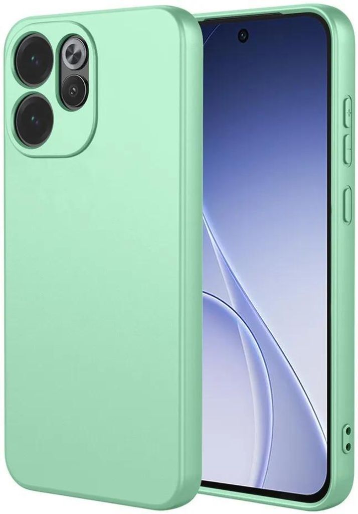 Hülle für Oppo Reno15 Pro - Phonesta Soft Silk Silikon Back Cover - Matcha Grün
