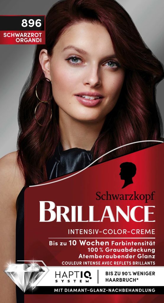Schwarzkopf Brillance Intensive Color Creme, Rot, Produktbild 