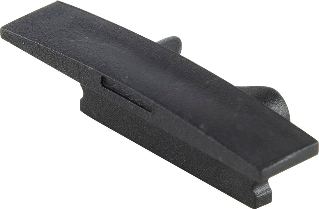 Bilton BLine E-S-IN01 Endkappe, schwarz, für Profil P-S-IN01 und Abdeckung C-S-01, ohne Bohrung, 1 Stk.