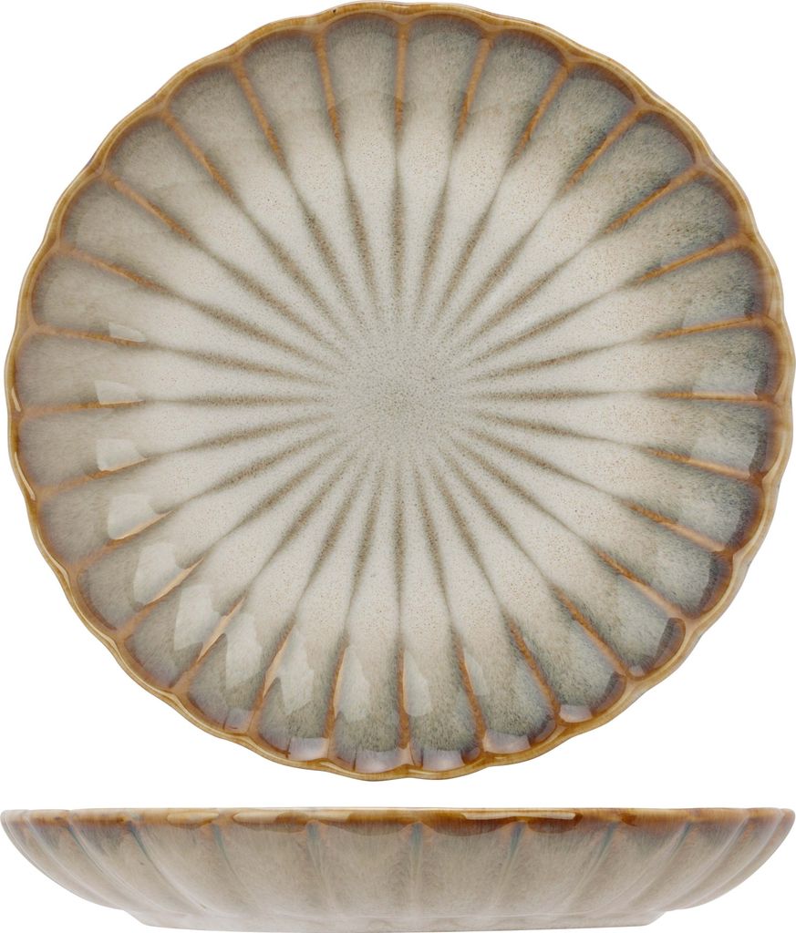 Cosy & Trendy Frühstücksteller / Dessertteller - Astera Pearl Beige - ø 21 cm - 4 Stück