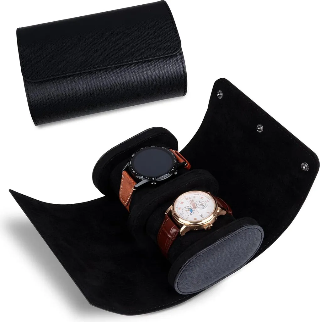 Boîte à montres de voyage cylindrique pour transporter vos montres