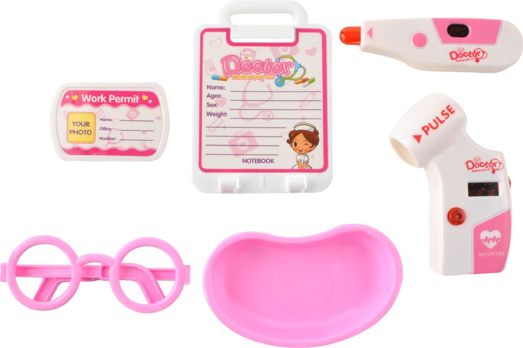 Kruzzel Malý doktor set - růžový kočárek Obrázek produktu 7