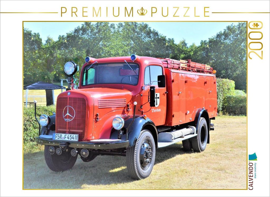 CALVENDO Puzzle Mercedes-Benz - LAF 3500 - 1954 2000 Teile Puzzle quer | 2000 Teile Lege-Größe 90x67cm Foto-Puzzle für glückliche Stunden