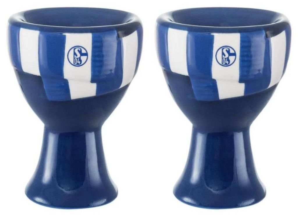 FC Schalke 04 S04 Eierbecher-Set Schal Produktbild 