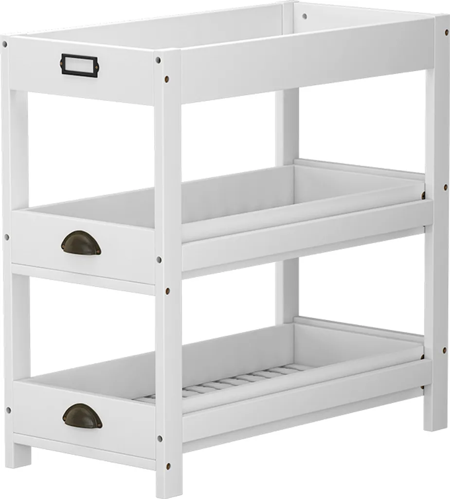 Étagère de rangement Vicco Legum Blanc 33x66cm avec 3 niveaux Modèle 51637
