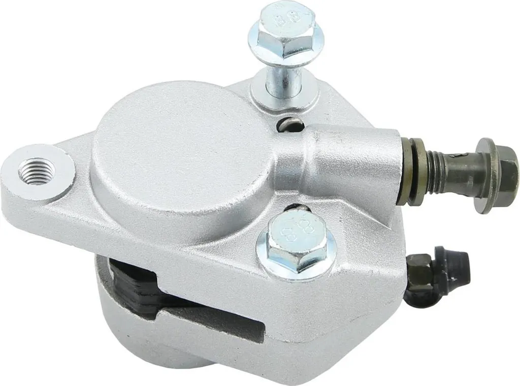 Étrier de frein arrière argenté SUPERTEC à 2 pistons en alu renforcé