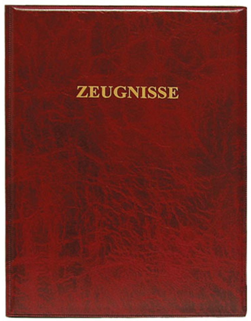 ROTH Zeugnisringbuch Kunststoff DIN A4 dunkelrot Produktbild 