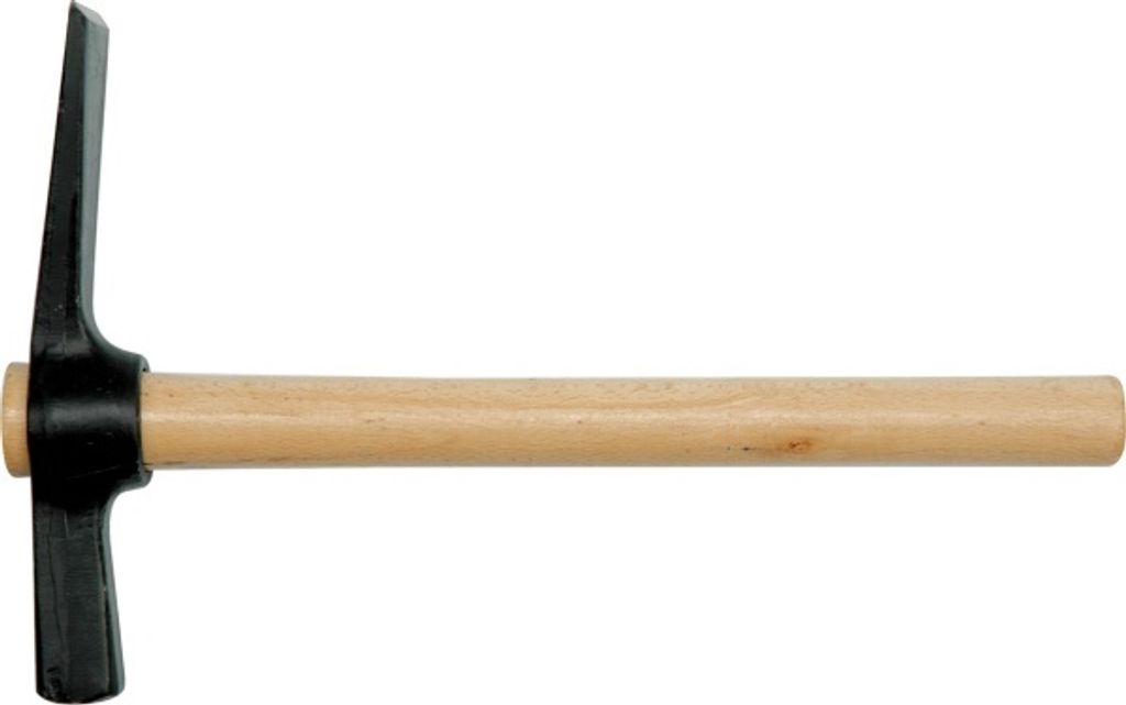 Hammer 0,7 kg aus geschmiedetem Stahl mit Holzgriff zum Zerkleinern von Ziegeln und Entfernen von Putz