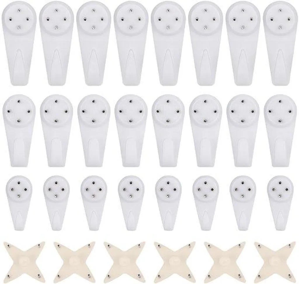 Attaches murales adhésives pour cadres et miroirs - Fixation sans trou