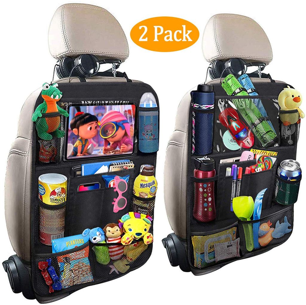 2 Pack Auto Rücksitz Organizer Rückenlehnenschutz Kinder Rückenlehnen-schutz 