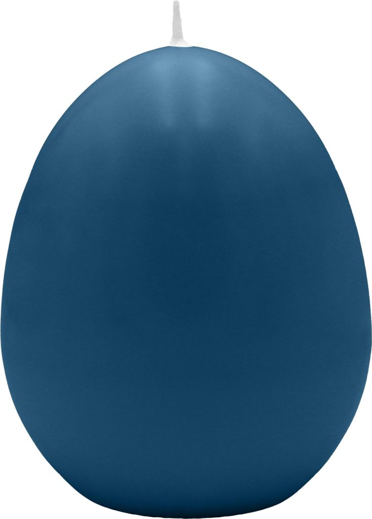 XXL Eikerzen, Straußenei Petrol Blau 200 x Ø 140 mm, 1 Stück