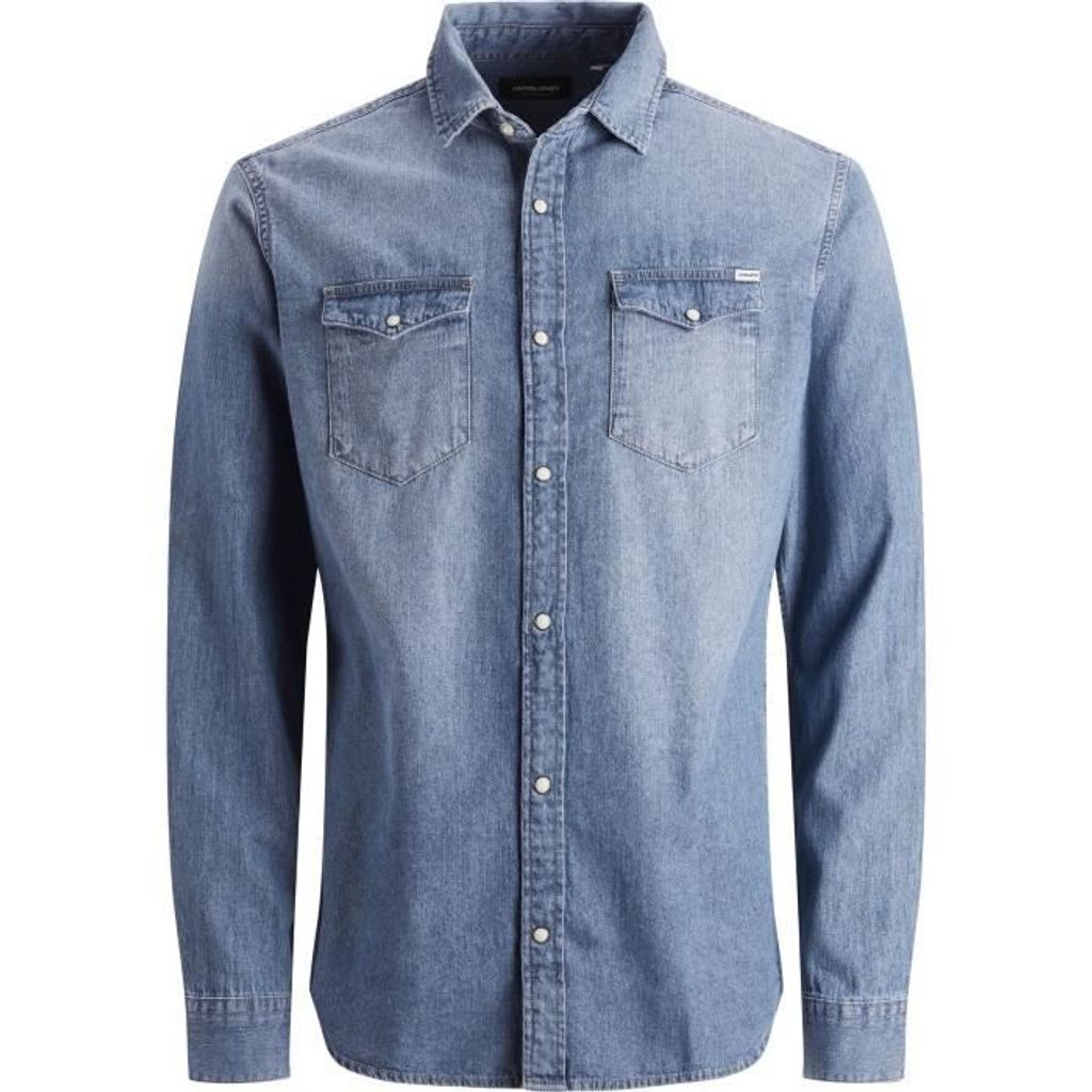 JACK & JONES Herren Jeanshemd Produktbild 