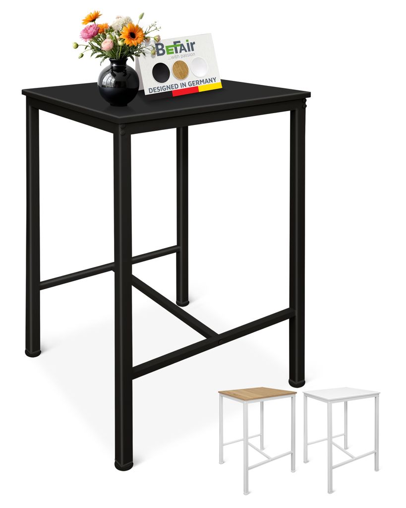 BeFair Bartisch Sven rechteckig 60×60×100 cm – Industrial Produktbild 