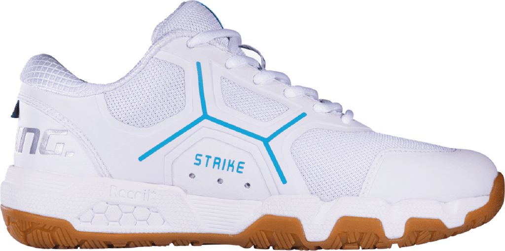 Salming Recoil Strike Indoor Handballschuhe Hallenschuhe weiß/blau 1233069-0707, Schuhgröße:42 EU
