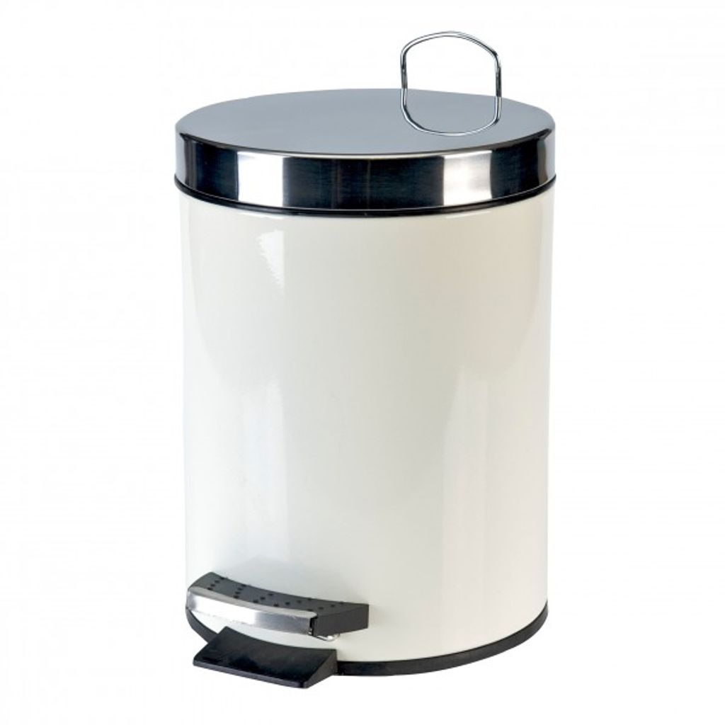 Treteimer Verona ES-Deckel 5 l elfenb. Produktbild 