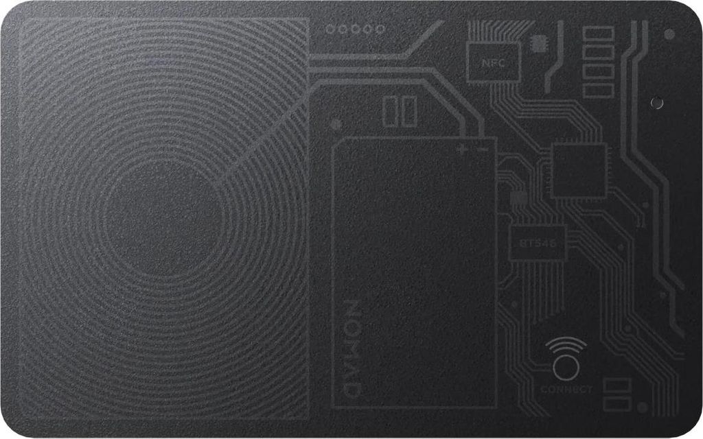 Nomad, Find My Wallet Tracker Karte ultradünn, Schwarz