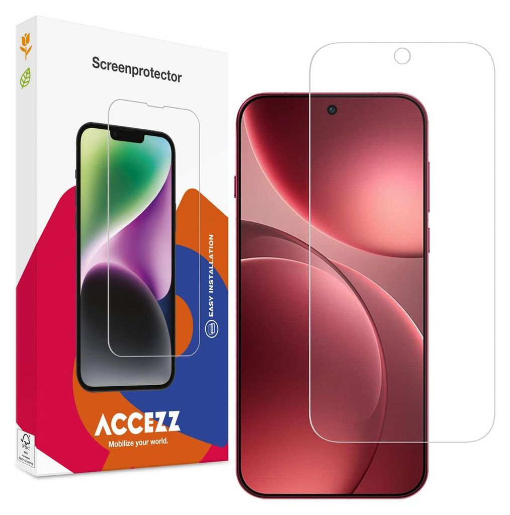Accezz Screen Protector aus gehärtetem Glas Oppo Find X9 Pro