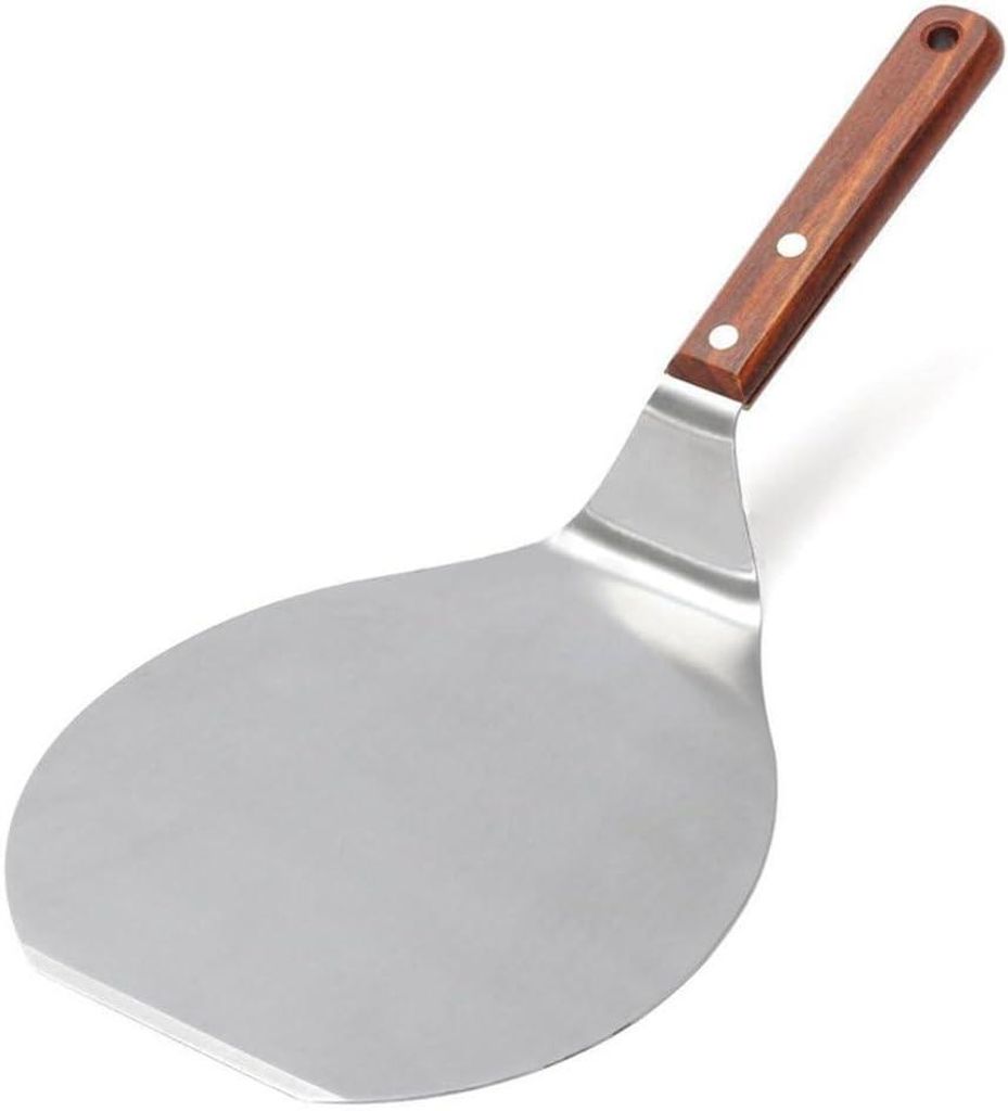 Pizzaschaufel Edelstahl 430, 33cm, mit Holzgriff & Klappfunktion, rostfrei, für Backofen, Pizza & Grill, langlebig