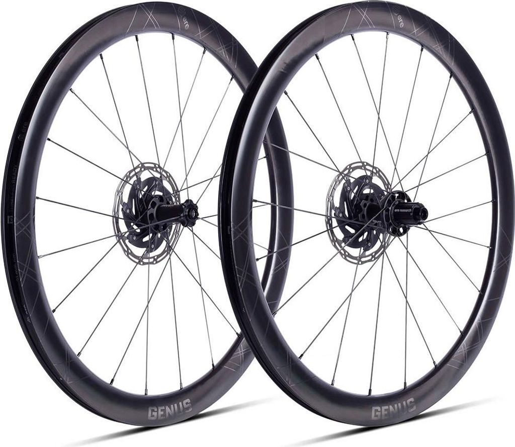 Ere Research Genus Ii Cl 45 Disc Tubeless Rennrad Laufradsatz Silber 12 x 100 / 12 x 142 mm / Shimano/Sram HG Silber 12 x 100 / 12 x 142 mm