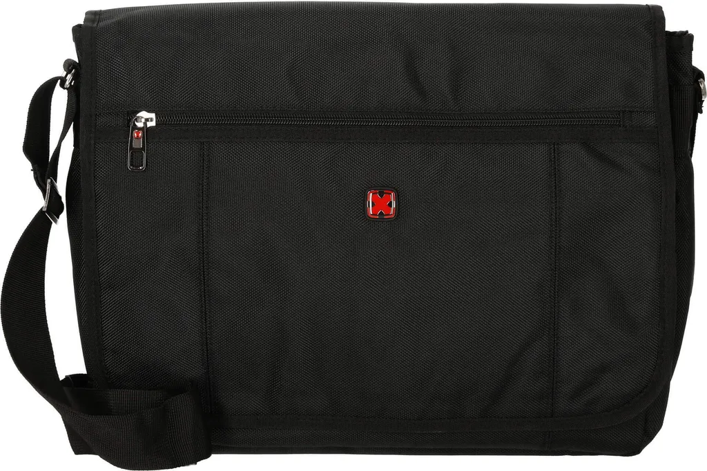 Grand sac besace Travel N Meet 41 cm en toile robuste avec bandoulière