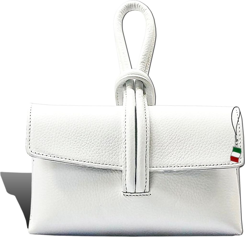 Abendtasche weiß Florence Tasche Leder D2OTF834W