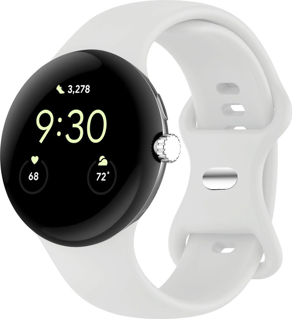 Google Pixel Watch/Google Pixel Watch 2/Google Pixel Watch 3 - 41 mm/Google Pixel Watch 4 - 41 mm Band: imoshion Silikonband 2.0