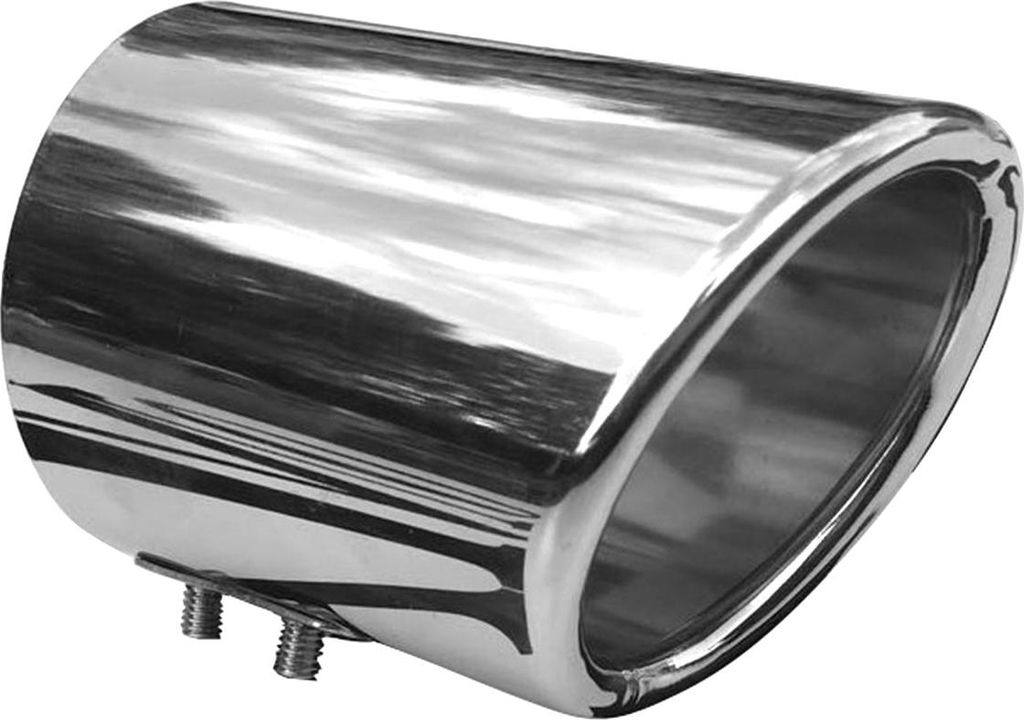 Auspuffblende Endrohr für Skoda Roomster 2006-2015 Edelstahl Chrom 72mm 1tlg